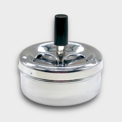 Chrome Spinning Ashtray