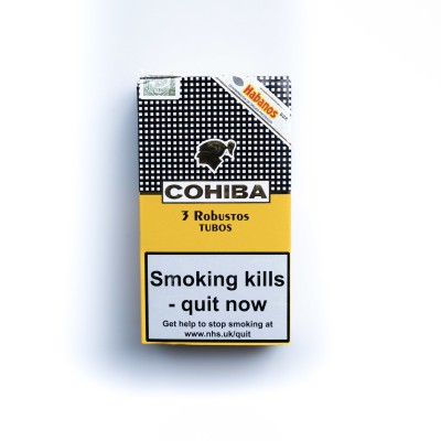 Cohiba Robustos Tubed Cigar - Pack of 3