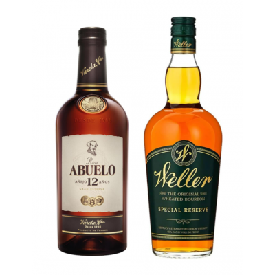 JANUARY SALE - SPECIAL OFFER BUNDLE DEAL - Ron Abuelo 12 Year Old Rum & Weller Special Reserve Bourbon