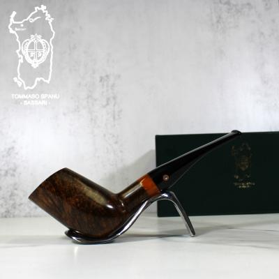 JANUARY SALE - Tommaso Spanu Briar F Straight Fishtail Pipe (ART306)
