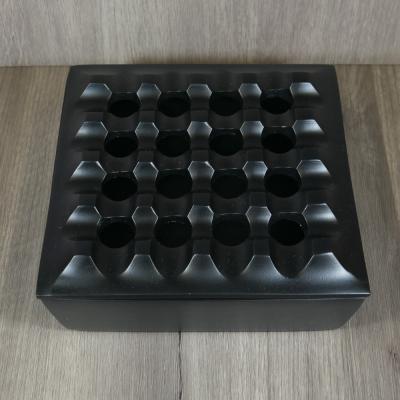 Blackened Aluminium 16 Position Square Cigar Ashtray