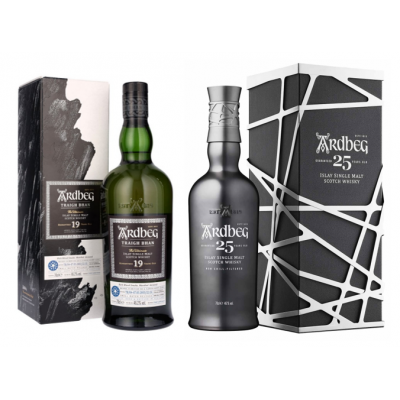 SPECIAL OFFER BUNDLE DEAL - Ardbeg 19 Year Old Traigh Bhan Batch 4 & Ardbeg 25 Year Old Whisky