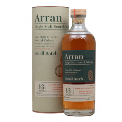 Arran 13 Year Old Port Pipe Small Batch - 53.2% 70cl