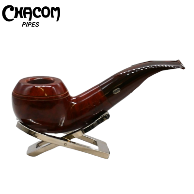 Chacom Bullmoose Polished Brown Smooth Metal Filter Fishtail Pipe (CH495) - End of Line