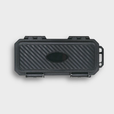 Cigarism Hard Shell Cigar Travel Case - 2 Cigar Capacity - Black