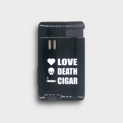 Cigarism Windproof Single Jet Flame Cigar Lighter - Skull