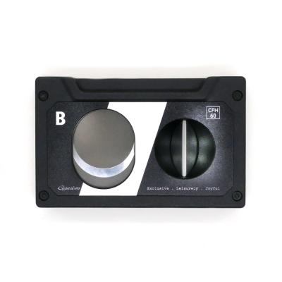 Cigarism Cassette Style 3 in 1 Cigar Cutter - Black