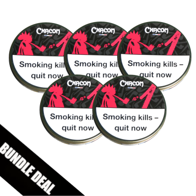 Bundle Deal - Chacom No 1 Pipe Tobacco 5 x 50g Tin