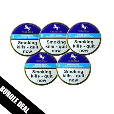 BUNDLE DEAL - Charatan First Bowl Pipe Tobacco - 5 x 50g Tin