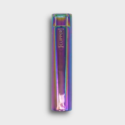 Clipper Gift Metal Jet Flame Lighter - Icy Rainbow