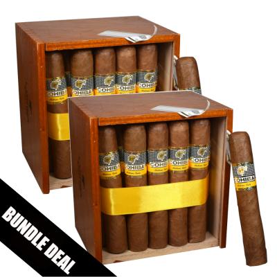 Cohiba Robustos Cigar - 2 x Cabinet of 25 (50) Bundle Deal