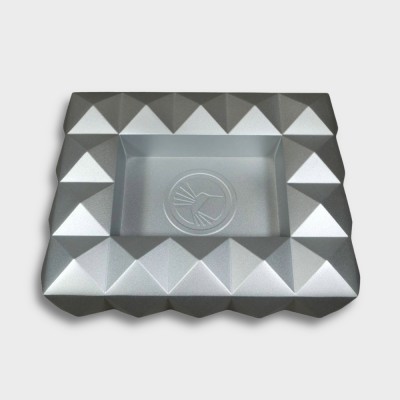 Colibri Quasar Six Finger Ashtray - Matte Silver