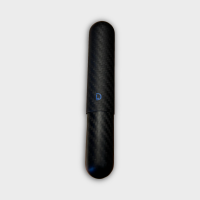 Dominique London Signature Carbon Fibre Cigar Case - Holds 1 Cigar