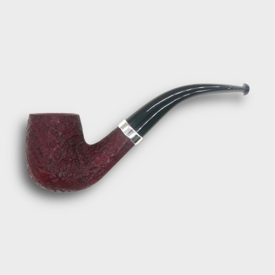 Alfred Dunhill - The White Spot Ruby Bark 4102 Group 4 Bent Pipe (DUN1035)