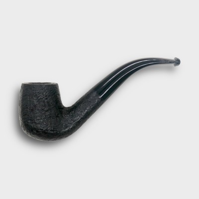 Alfred Dunhill - The White Spot Shell Briar 4102 Ring Grain Group 4 Bent Fishtail Pipe (DUN1059)