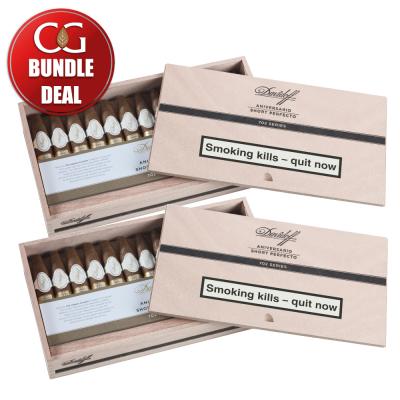 Davidoff 702 Series Aniversario Short Perfecto Cigar - 2 x Box of 25 (50) Bundle Deal (Discontinued)