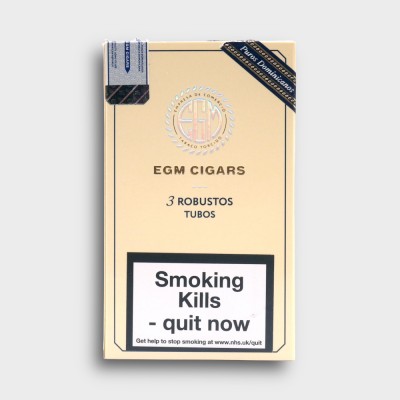 EGM Cigars Robusto Tubos - Box of 3