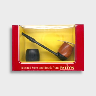 Falcon Hunter Pipe & Bowl Gift Set - Straight Fishtail (FAL658)