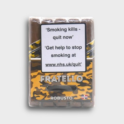 Fratello Camo Yellow Robusto Cigar - Bundle of 25