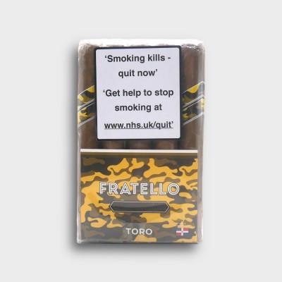 Fratello Camo Yellow Toro Cigar - Bundle of 25