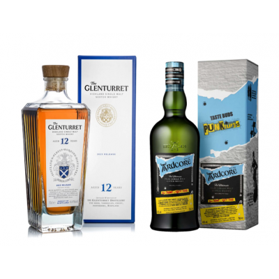 SPECIAL OFFER BUNDLE DEAL - Glenturret 12 Year Old 2023 Release & Ardbeg Ardcore 2022 Release Whisky