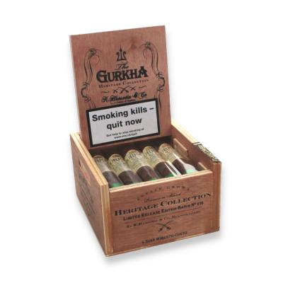 Gurkha Heritage Collection Limited Edition Robusto Corto Cigar - Box of 15