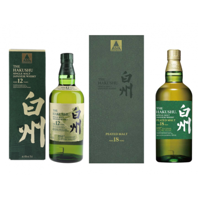 SPECIAL OFFER BUNDLE DEAL - Hakushu 12 Year Old 100th Anniversary & Hakushu 18 Year Old 100th Anniversary