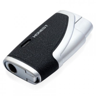 Honest Neath Cigar Lighter - Black & Chrome (HON23)