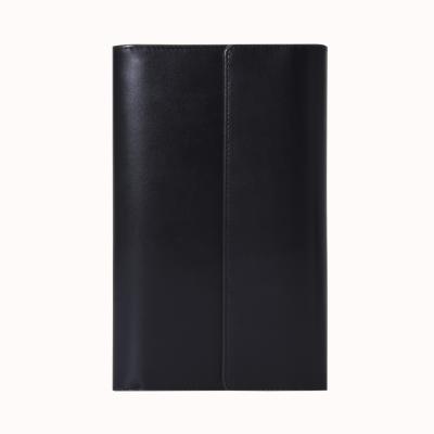 Hunters & Frankau x Ettinger Leather Cigar Wrap - Navy Blue & Orange - 5 Cigar Capacity