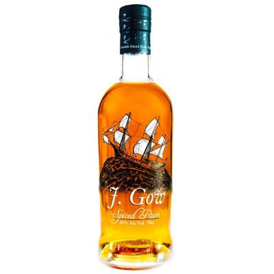 J. Gow Spiced Rum - 40% 70cl