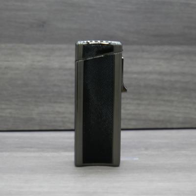 Eurojet Jet Lighter with Punch Cut and Rest - Gunmetal & Black