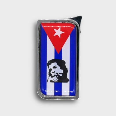Colton Soft Flame Metal CHE Cuban Flag Lighter