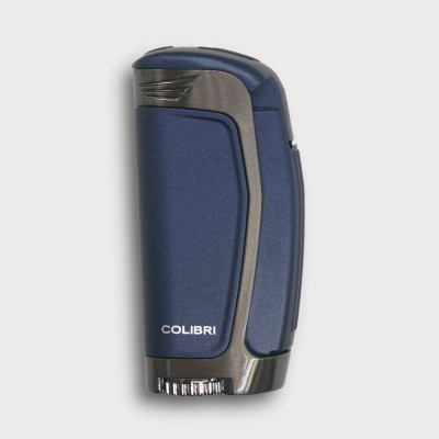 Colibri E3 Triple Jet Flame Lighter - Navy & Gunmetal