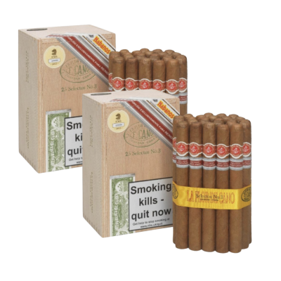 JANUARY SALE - La Flor de Cano Selectos No. 3 UK Regional Edition Cigar - 2 x Cabinet of 25 (50) Bundle Deal