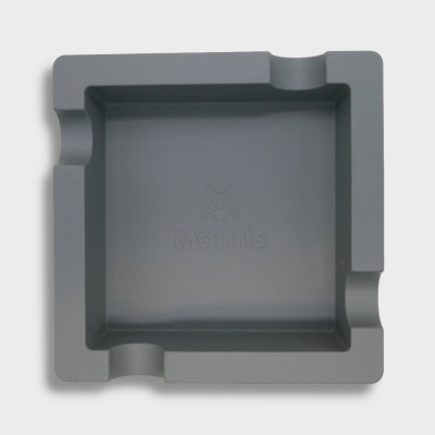 Mantis Flex Silicone Cool Grey Cigar Ashtray - 4 Cigar Rests