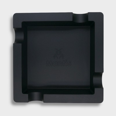 Mantis Flex Silicone Classic Black Cigar Ashtray - 4 Cigar Rests