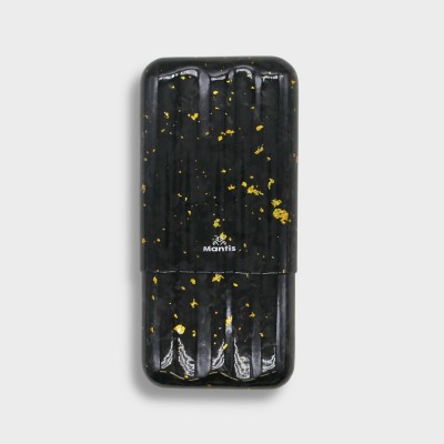 Mantis LuxForge Cigar Case - Gold - Fits 3 Cigars