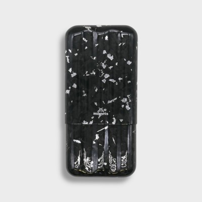 Mantis LuxForge Cigar Case - Platinum - Fits 3 Cigars