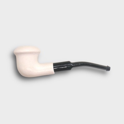 Meerschaum Mini Calabash Bent Fishtail Pipe (MEER79)