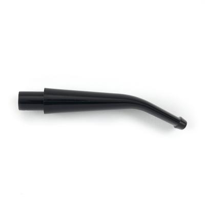 Corn Cob Pipe Black Regular Filter Bit - Bent