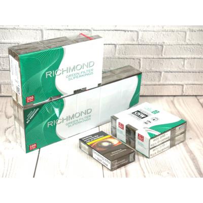 Richmond Green Filter Superkings - 20 Packs of 20 cigarettes (400)