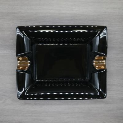 Black & Copper 2 Position Cigar Ashtray