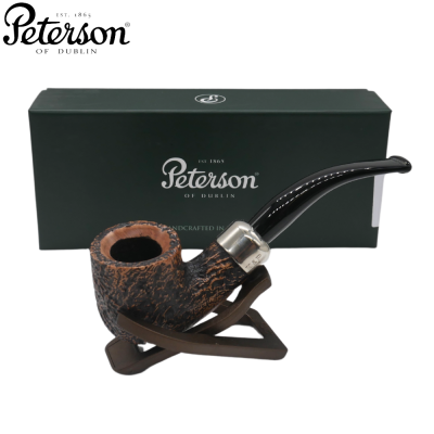 Peterson Arklow 01 Sandblast 9mm Filter Fishtail Pipe (PE2674)