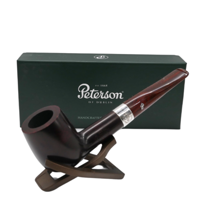 Peterson Irish Harp 106 Smooth Silver Mounted Fishtail Pipe (PE2717)