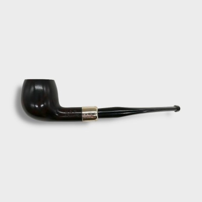Peterson Irish Made Army 85 Smooth Heritage Nickel Mounted Fishtail Pipe (PE3107)