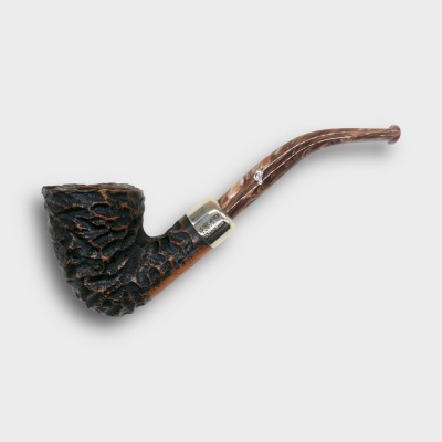 Peterson Derry Rustic 127 Nickel Mounted Fishtail Pipe (PE3335)