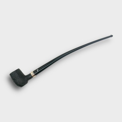 Peterson Churchwarden Sandblasted Barrel Fishtail Pipe (PEC254)