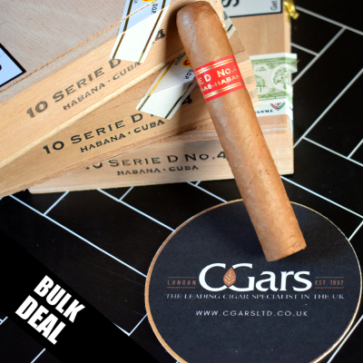 JANUARY SALE - Partagas Serie D No. 4 Cigar - 3 x Box of 10 (30) bundle deal