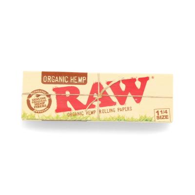 RAW Organic Hemp 1 1/4 size Rolling Papers - 1 Pack