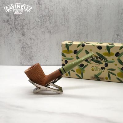 Savinelli Oliva Natural 409 Rustic 9mm Pipe (SAV1232) (End of Line)